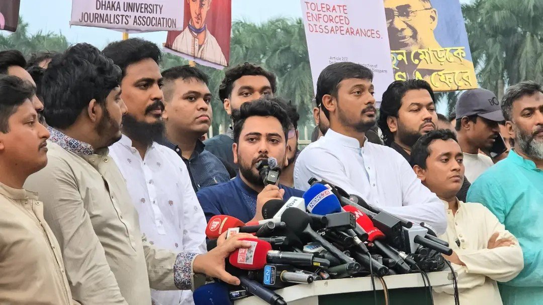 দেশে মানবাধিকার ও গণতান্ত্রিক অধিকার এখনো নিশ্চিত হয়নি: নাহিদ ইসলাম